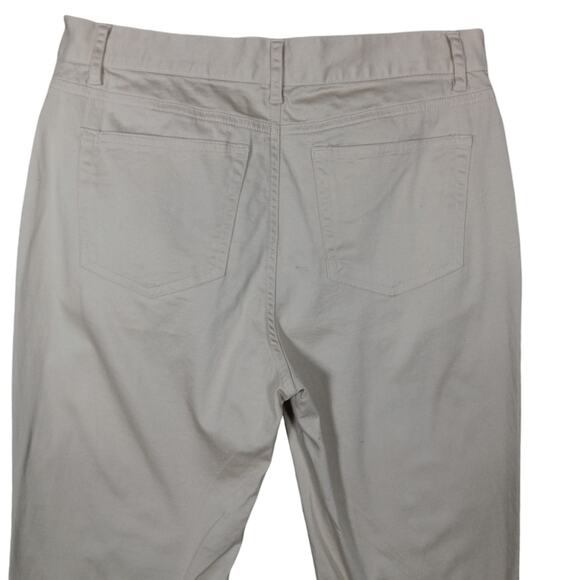 Chaps Khaki Pants Size 4 Petite 5 Pockets Belt Loops Straight - Picture 4 of 6